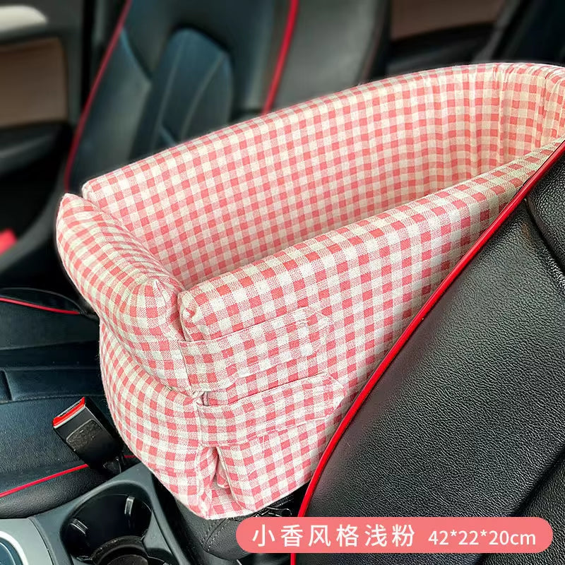 Asiento De Coche Portátil Para Perros Y Gatos