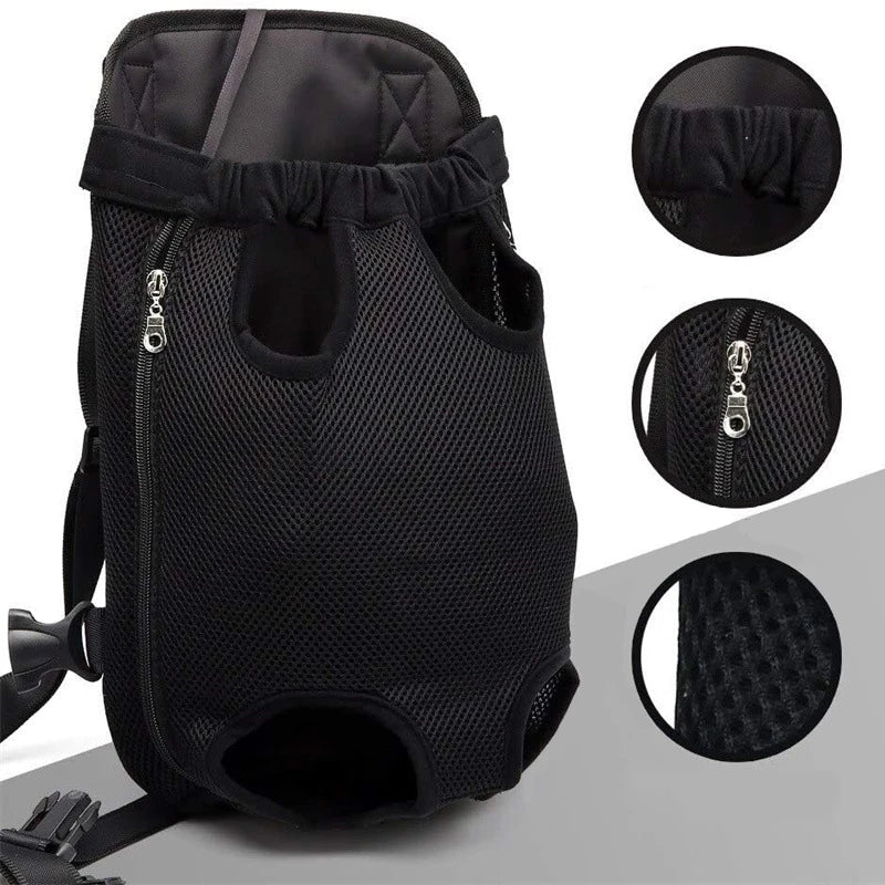 Mochila Transportadora Para Mascotas Doble Tirante