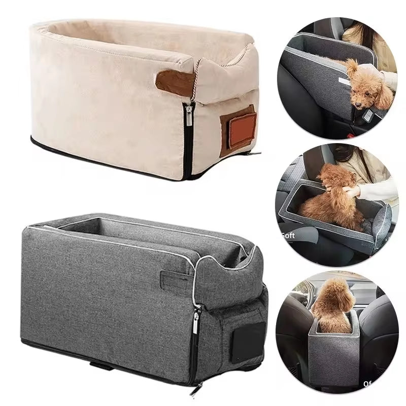 Asiento De Coche Portátil Para Perros Y Gatos
