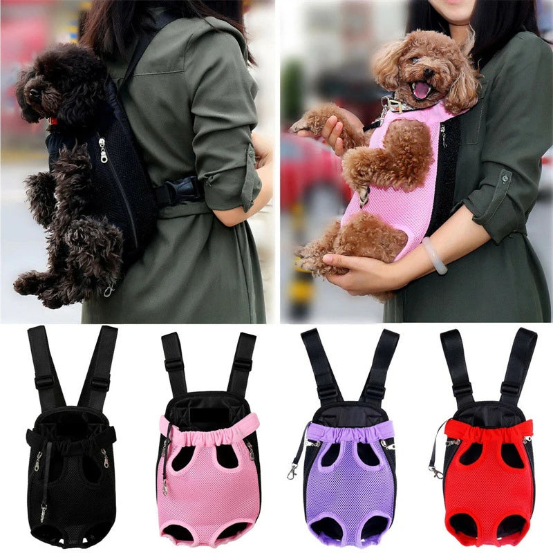 Mochila Transportadora Para Mascotas Doble Tirante