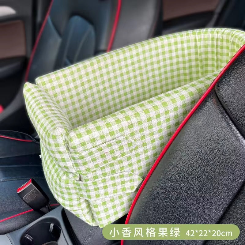 Asiento De Coche Portátil Para Perros Y Gatos