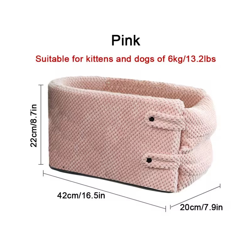 Asiento De Coche Portátil Para Perros Y Gatos