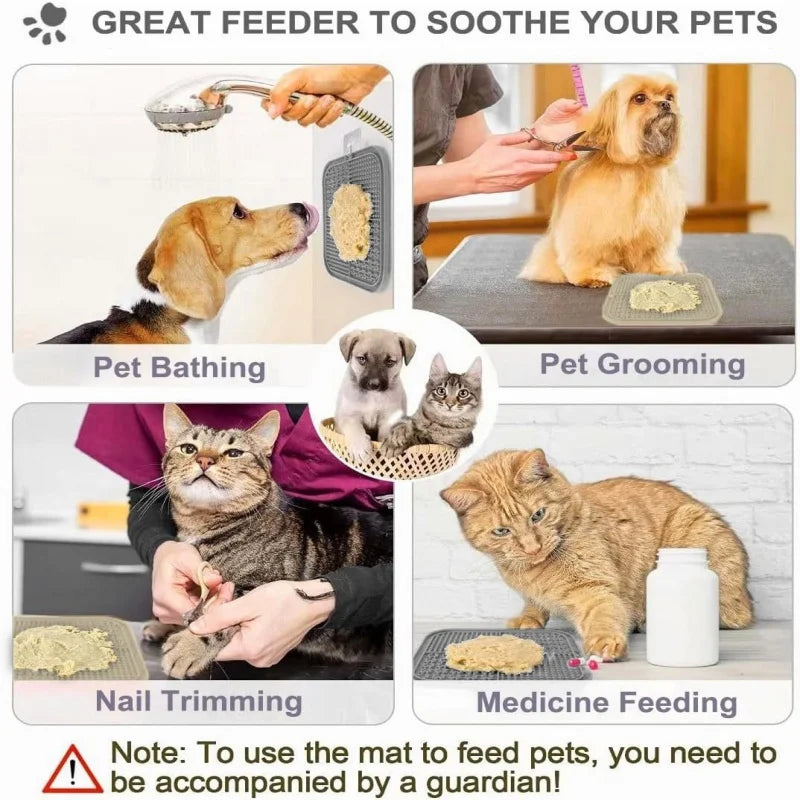 Alfombrilla antiestrés para perros (para lamer)