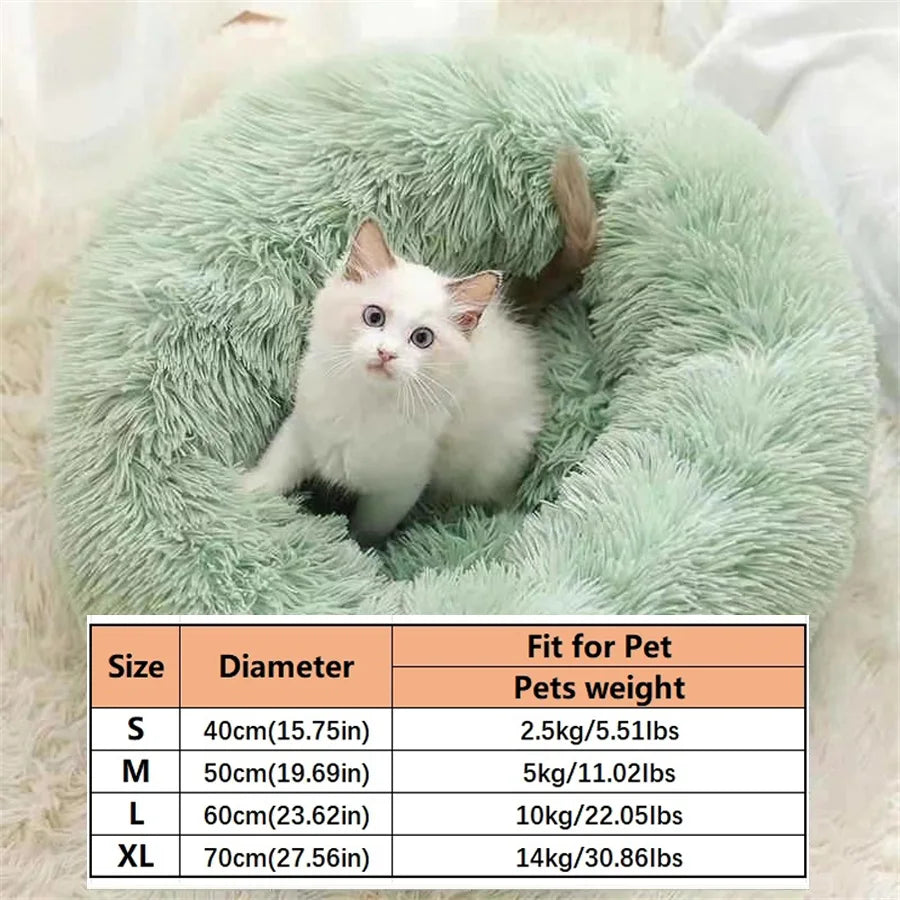 Cama Dónut Antiestrés para Perros y Gatos
