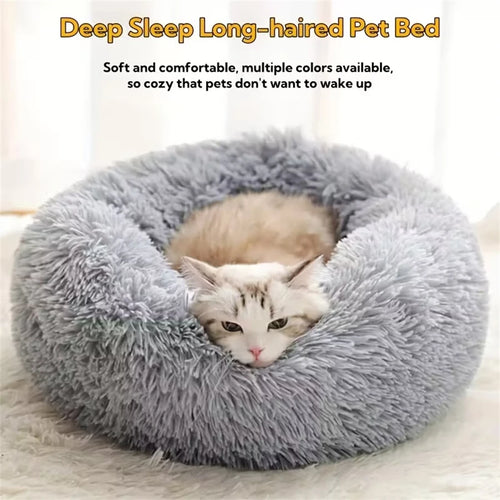 Anti-Anxiety Donut Bed for Dogs and Cats