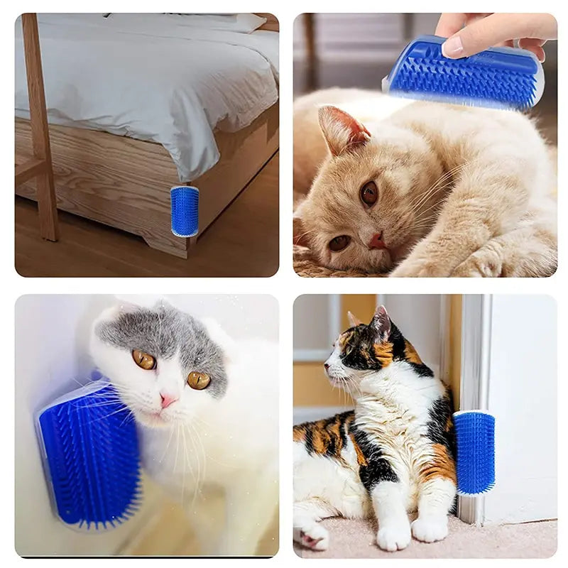 Massaging Grooming Brush for Dogs and Cats
