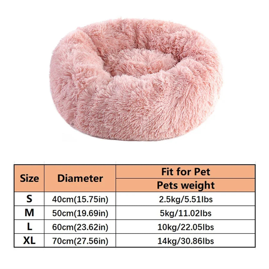 Cama Dónut Antiestrés para Perros y Gatos