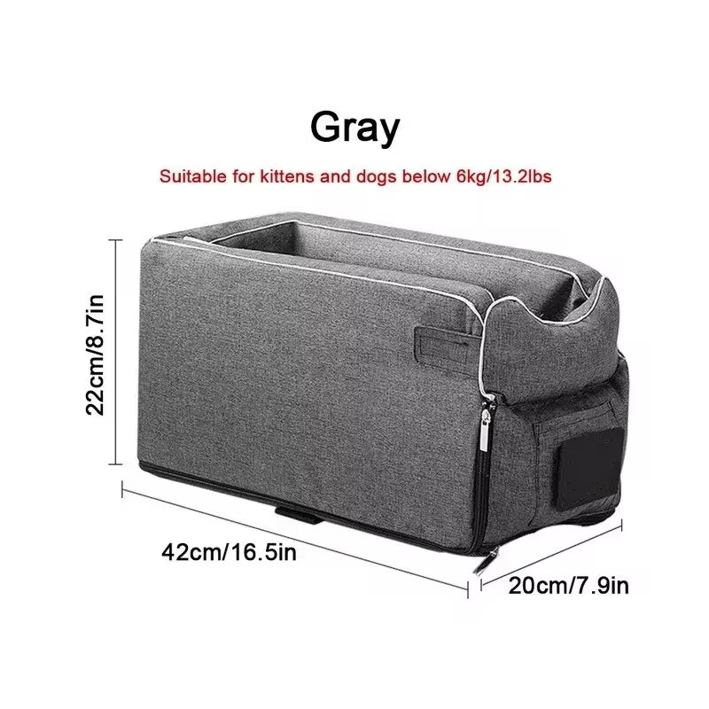 Asiento De Coche Portátil Para Perros Y Gatos