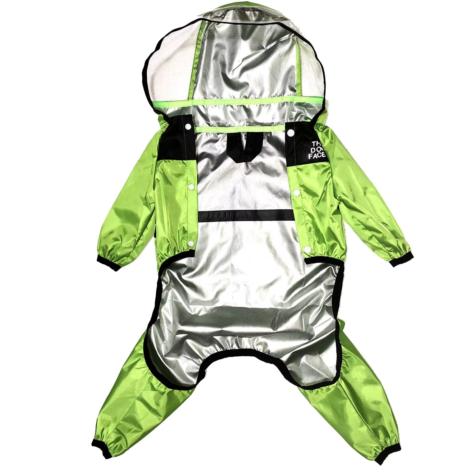 Chubasquero Impermeable Transparente Con Capucha Para Perro