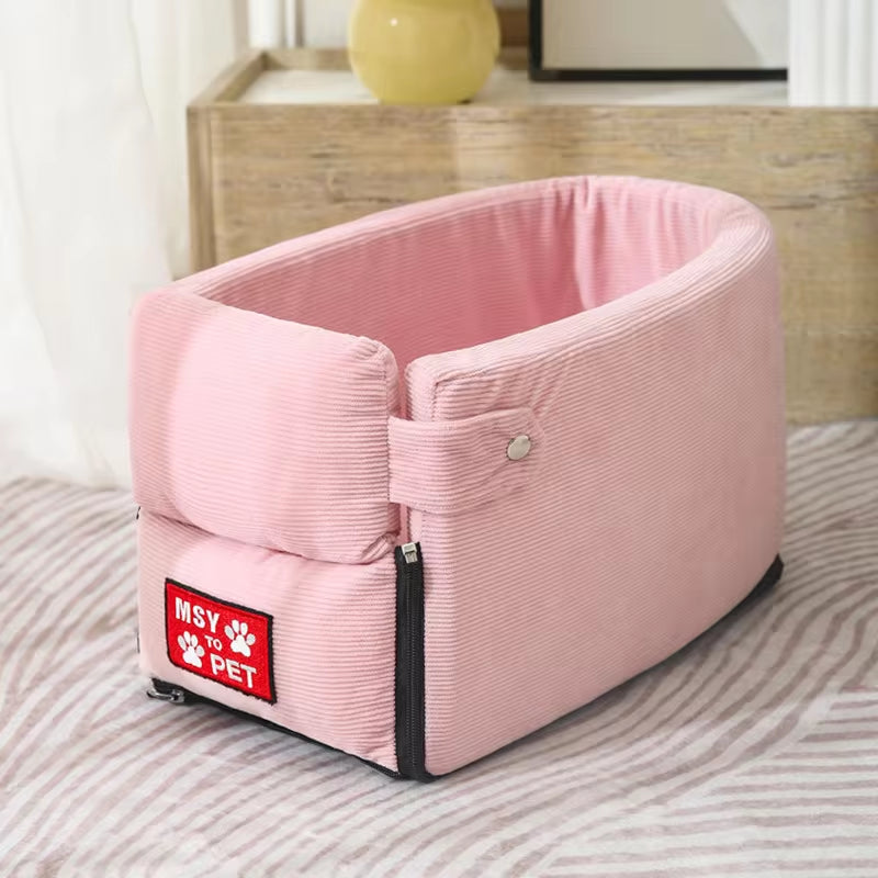 Asiento De Coche Portátil Para Perros Y Gatos