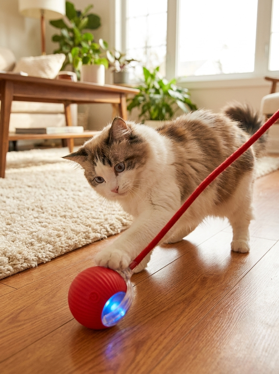 Smart Interactive Ball for Cats