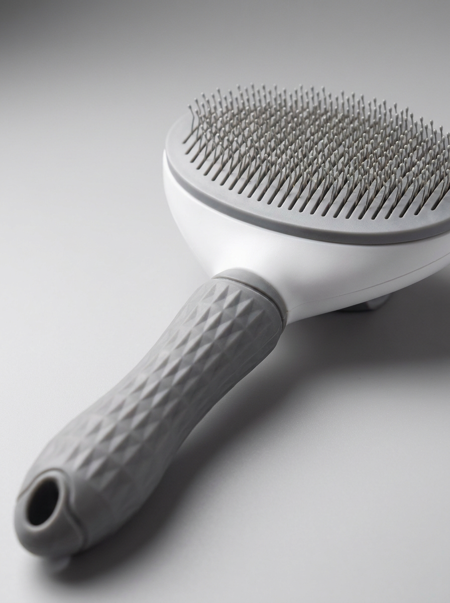 Self-Cleaning Slicker Brush for Dogs and Cats