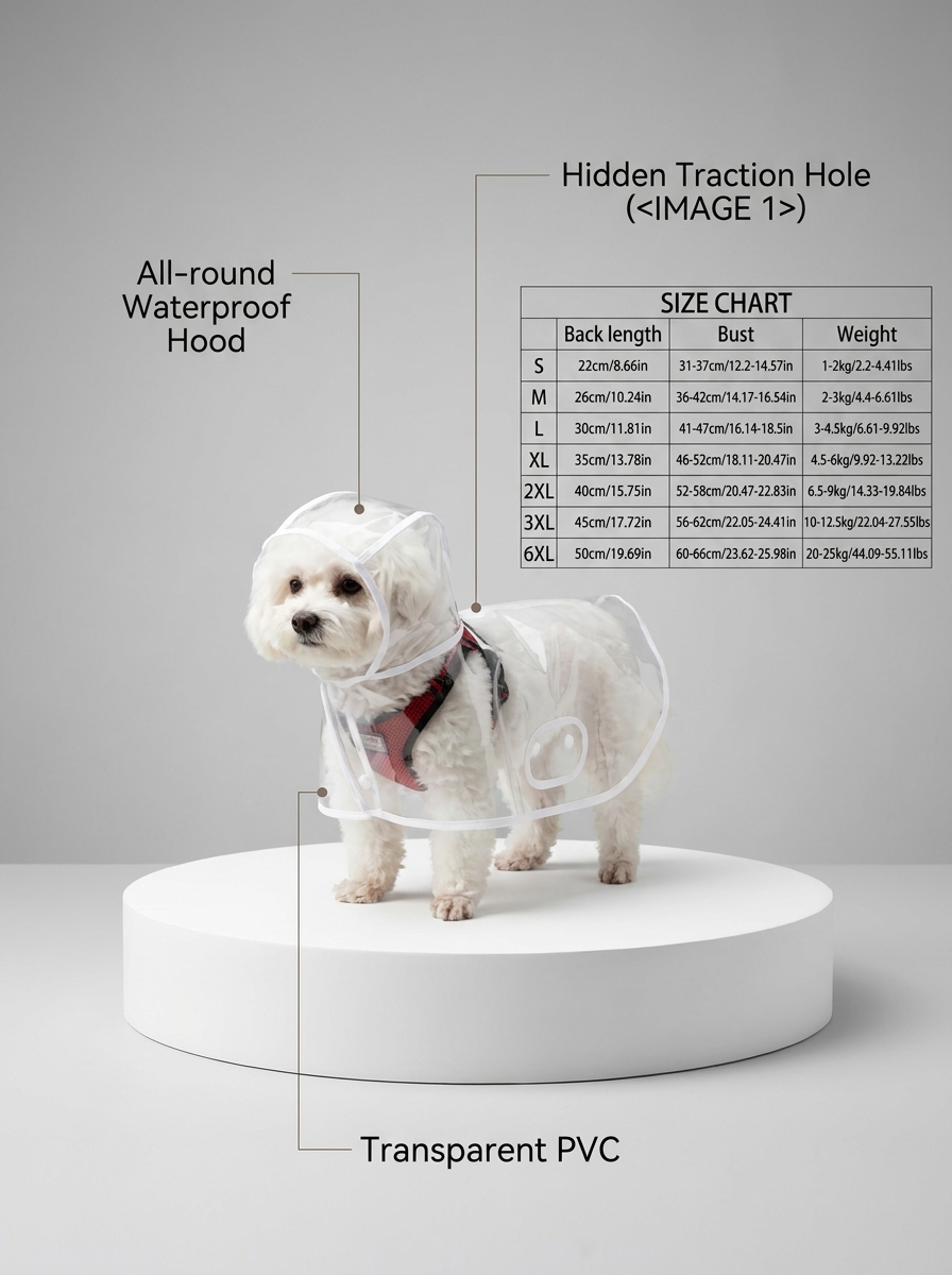 Waterproof Raincoat for Dogs