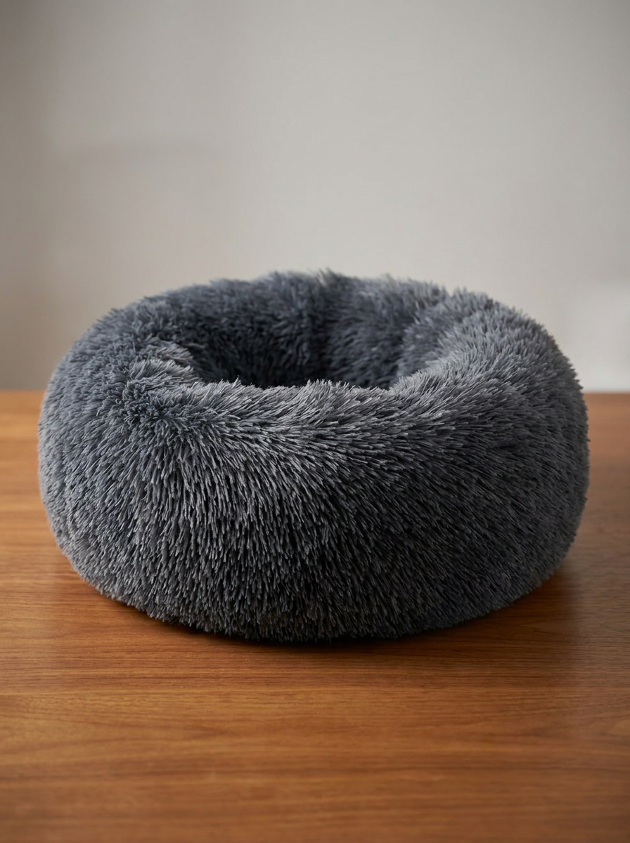 Anti-Anxiety Donut Bed for Dogs and Cats