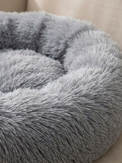 Anti-Anxiety Donut Bed for Dogs and Cats