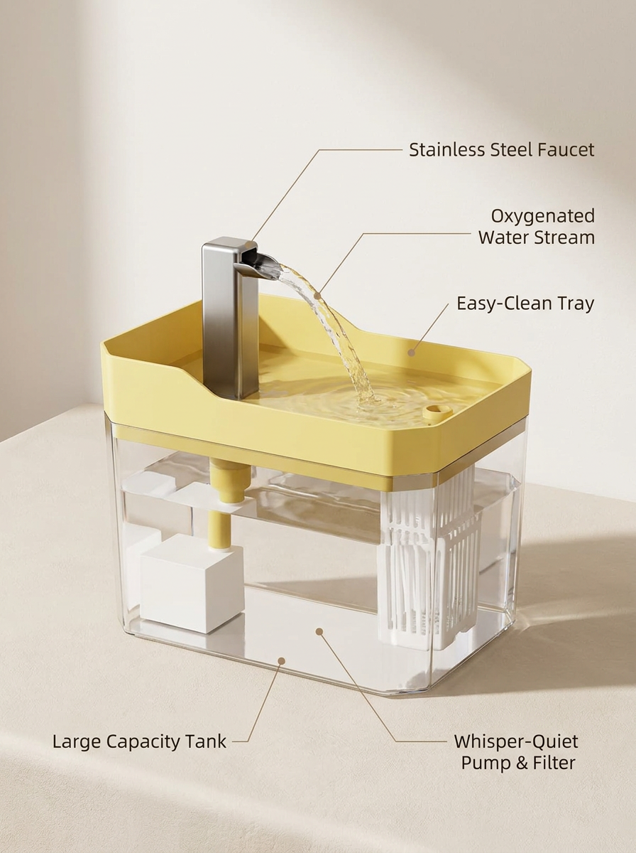 Automatic Water Fountain for Pets